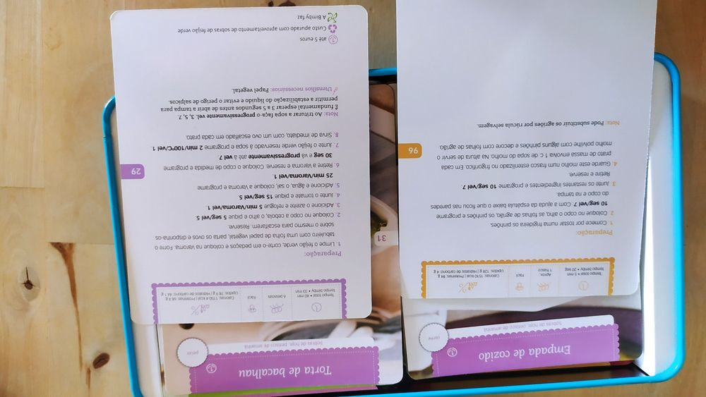 Caixa receitas Bimby