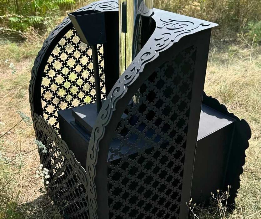 Печь для бани и сауны - каменка со стеклом (до 50 куб.м.)