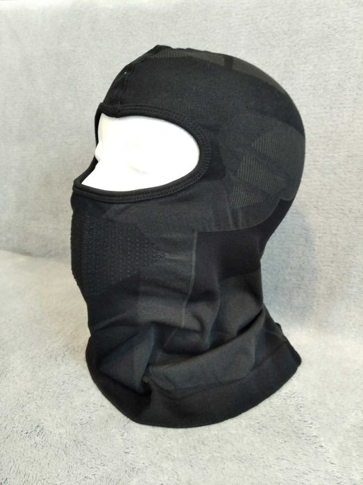 Kominiarka z dzianiny rozmiar uniwersalny pod kask czarna