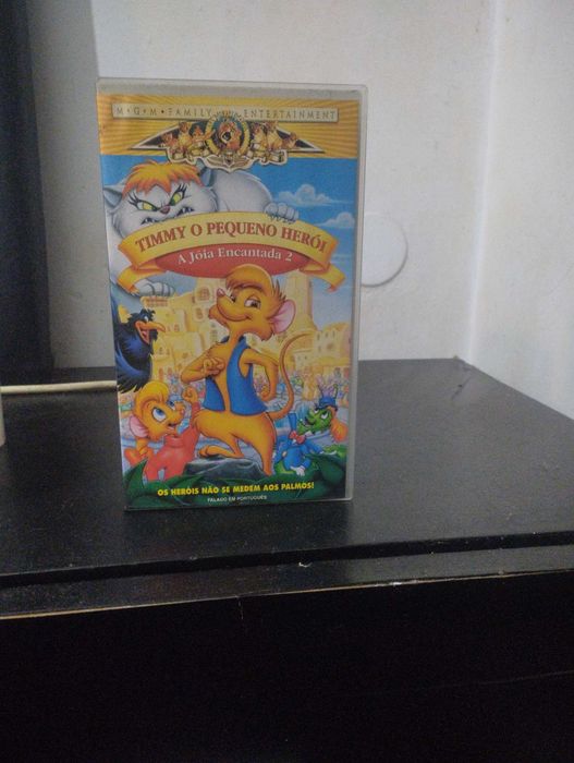 Conjunto de filmes vhs
