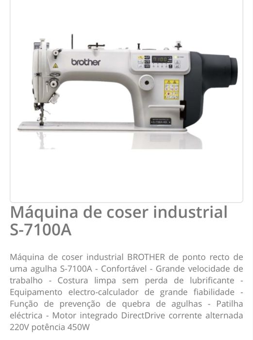 Máquina coser industrial Brother S-7100A