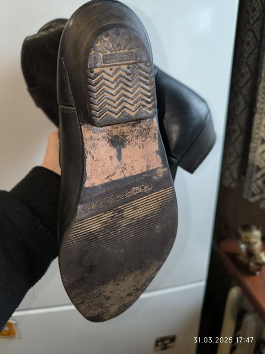Мото чоботи шкіра козаки р 41 42
