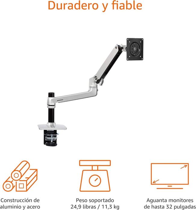 Suporte premium para monitor 24-34’’, Amazon basics