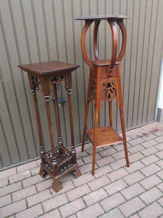 Kwietnik Dębowy Antyk Stary W Bardzo Dobrym Stanie Okazja.