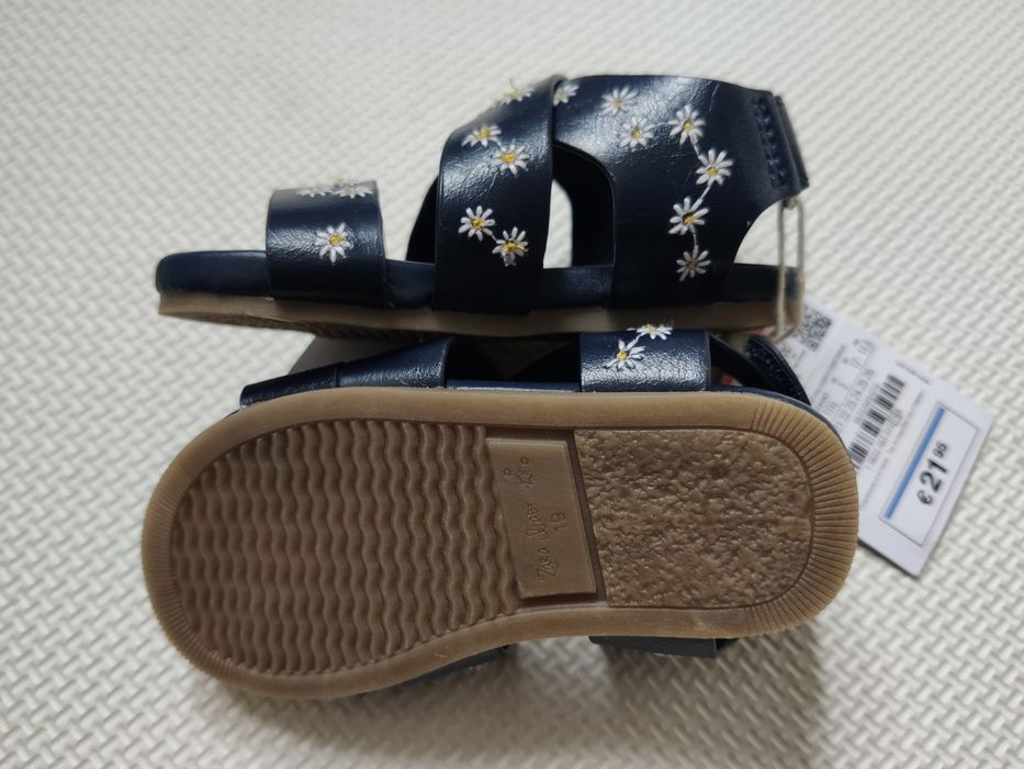 Sandałki dla dziewczynki Zara kids r. 19