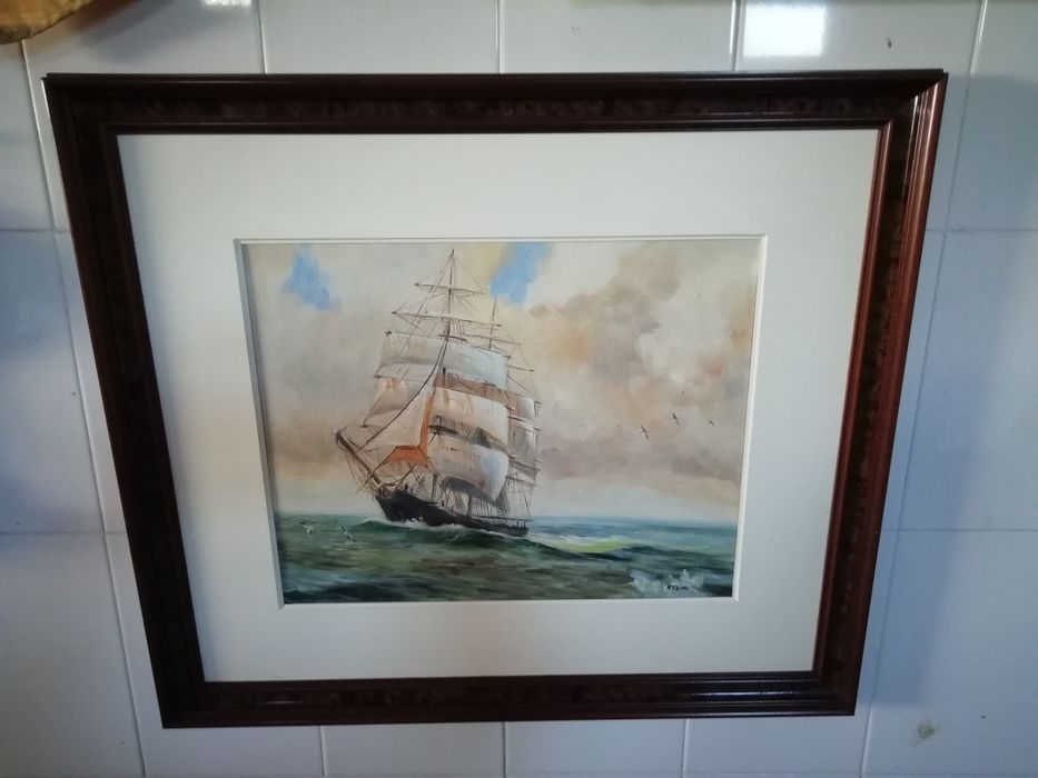 Quando Pintado Mão C Assinatura do Artista