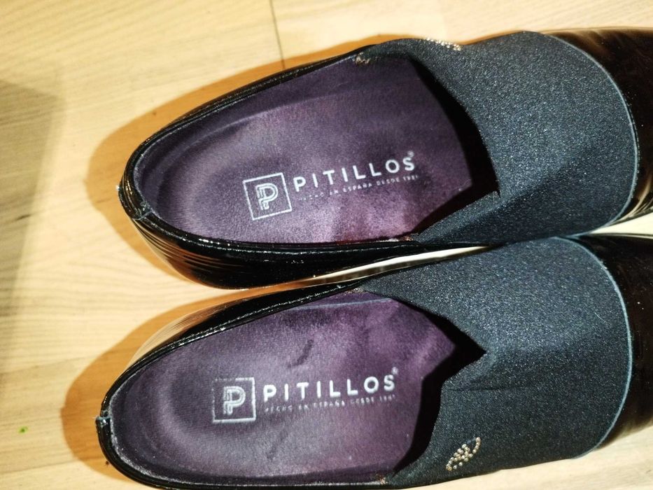 Pitillos półbuty czółenka jak nowe 38 efektowne