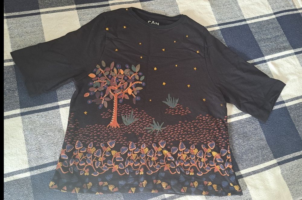 T-shirt Tam S Manga 3/4