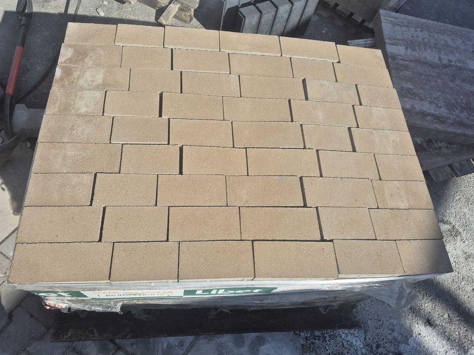 Kostka Brukowa Mini Trio 8 cm Beżowy Libet Podjazd Taras Okazja