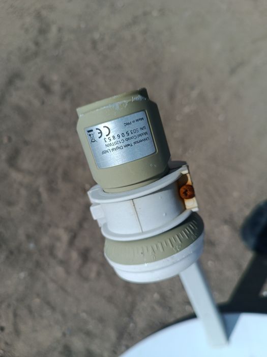 Talerz Antena canał + , konwenter na dwa wejścia