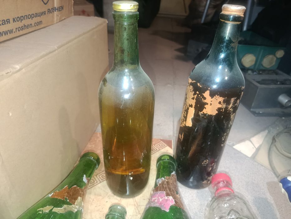 Бутылки ссср из под спиртного