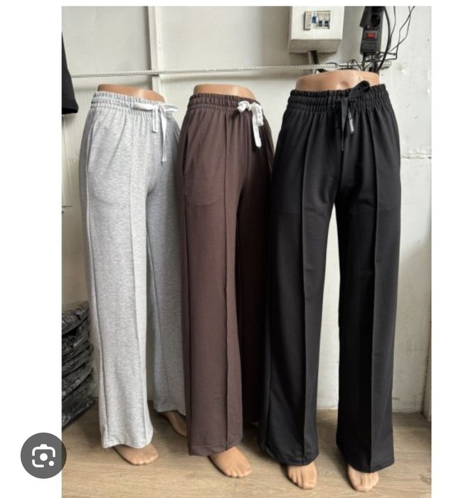 Жіночі стильні штани палаццо. Спортивні штани  без утеплення S M L XL