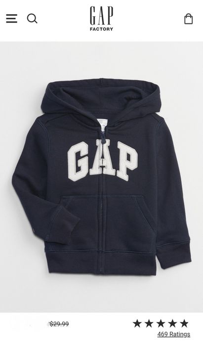 Худи GAP на флисе, 3 года
