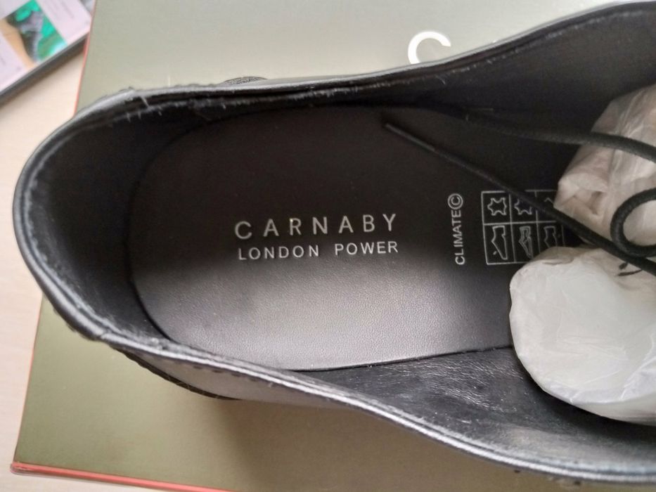 Новые мужские туфли ручной работы Carnaby