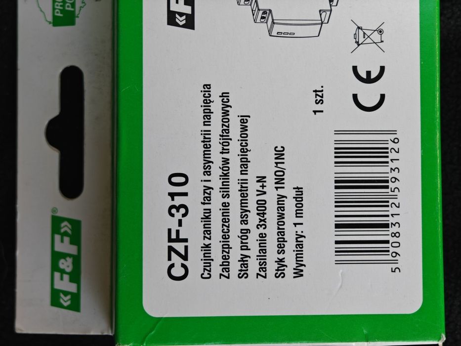 Czujnik zaniku fazy CZF-310, F&F -  5 szt