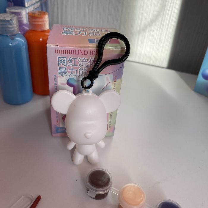 Флюїдний ведмедик брелок 6,5 см