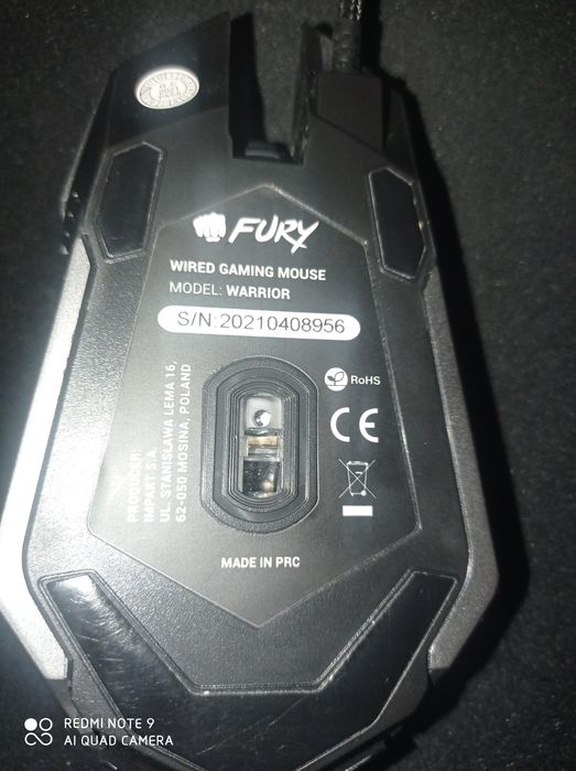 Sprzedam myszkę gamingową FURY WARRIOR