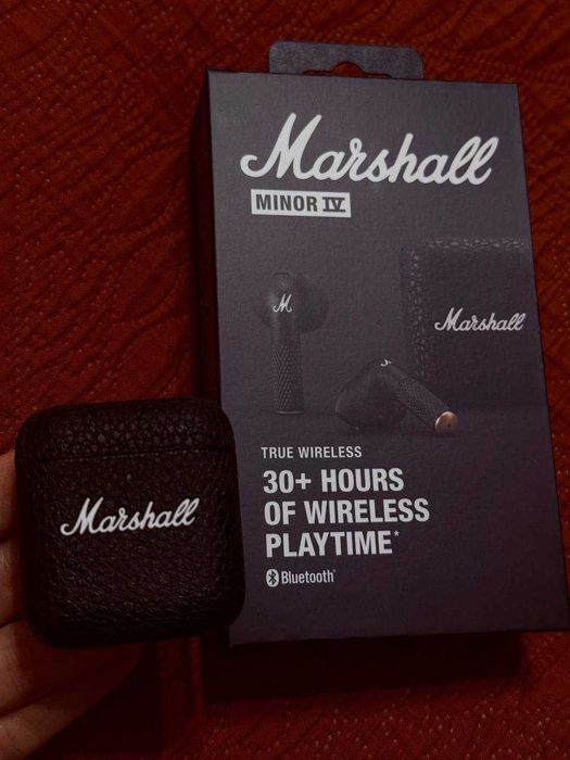 Навушники Marshall Minor IV Black нові оригінал