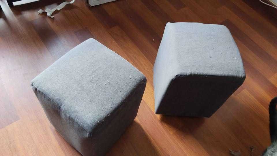 Vendo Sofá Cama Chaise Long com arrumação e 2 bancos