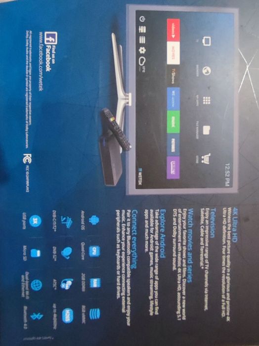 WETEK play 2  4k Media Center