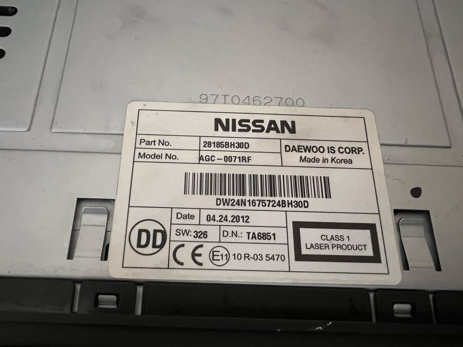 Nissan juke магнитола.