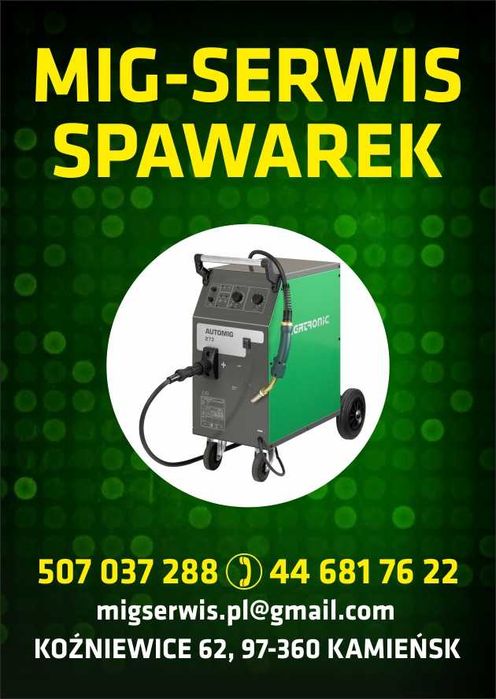 Sprzedaż i Naprawa używanych spawarek Mig Mag z Gwarancją 12-miesięcy