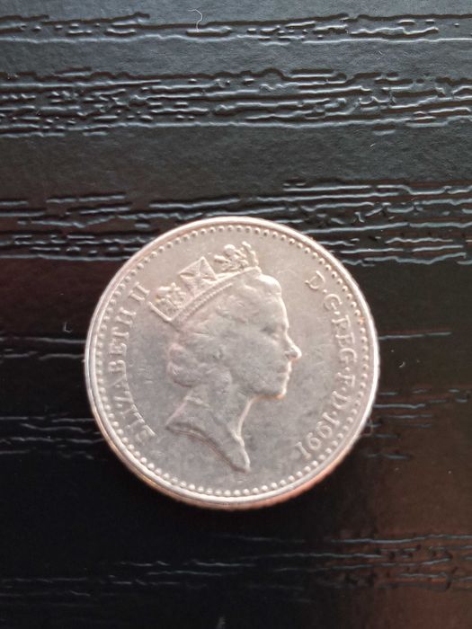 Moneta Five Pence 1991 Rok Wielka Brytania