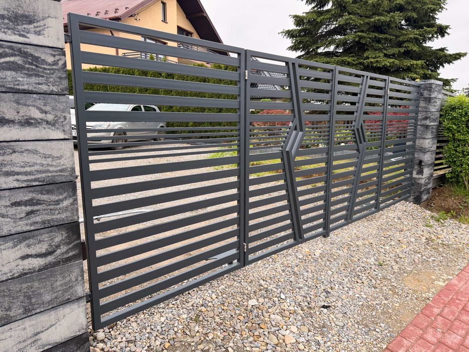 Brama skrzydłowa harmonijkowa #nowa # furtka i akcesoria #transport #od ręki