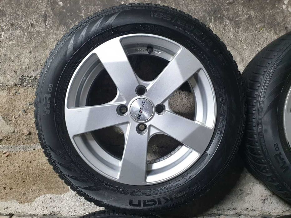 Felgi aluminiowe Dezent R14 4x100 6JX14H2 ET 35 Renault Kia Opel VW