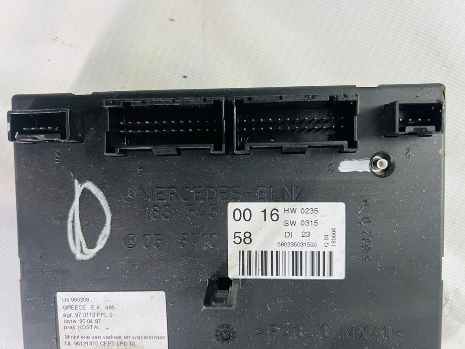 Блок SAM САМ передній Mercedes-Benz W163 ML  A1635450016