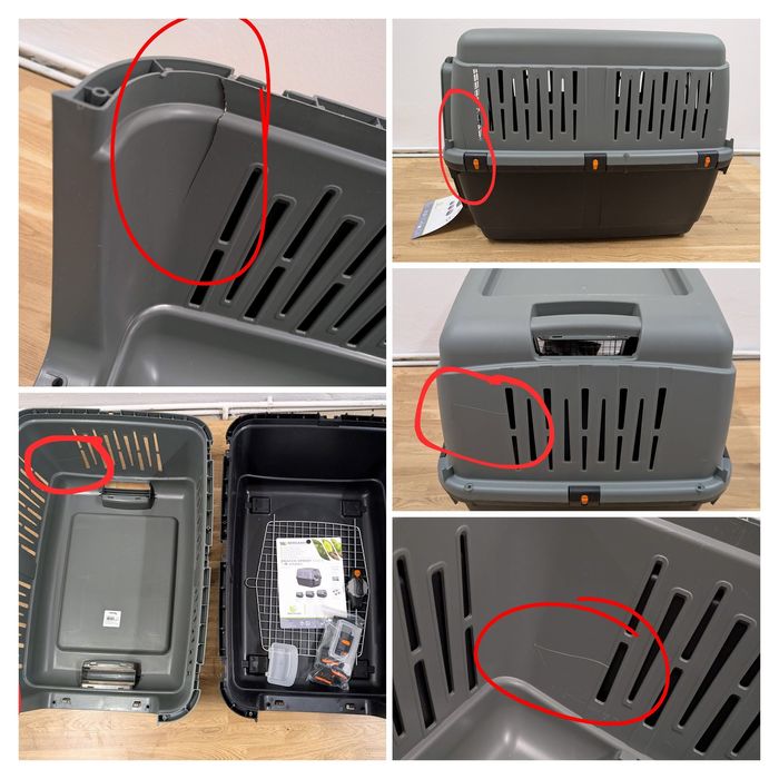 Kerbl Transporter dla Psa IATA 5 60x81x61,5cm do 40kg DUŻY SOLIDNY USZ