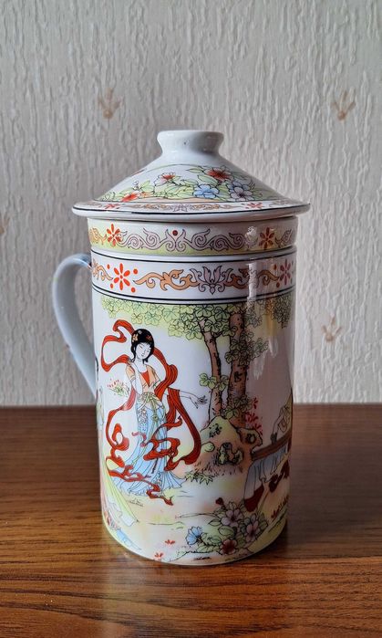 kubek ceramiczny do parzenia herbaty oryginalny chiński