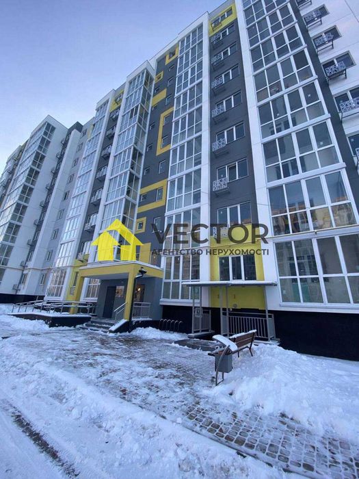 1кімнатна квартира 41м2 ЖК Пелюстковий Автономне опал. Середній поверх