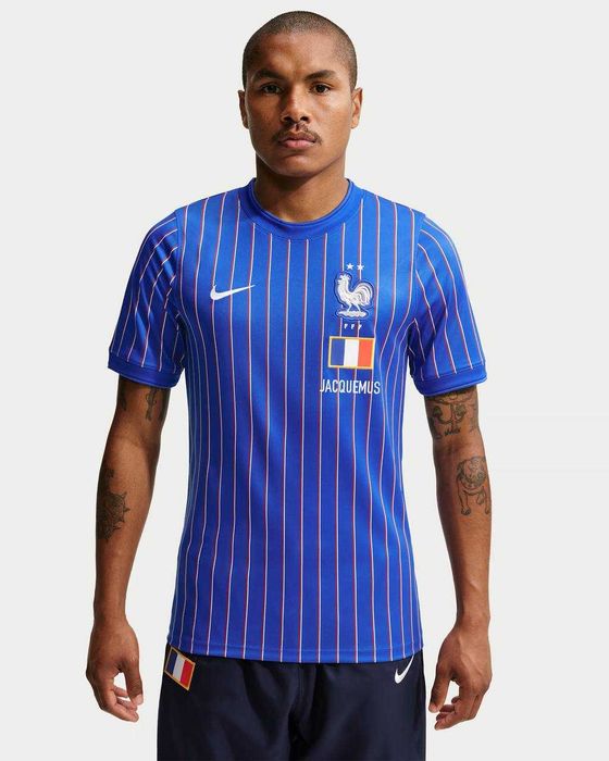 NIKE x FRANCE x JAQUEMUS PRE-MATCH JERSEY футбольна футболка (лімітована колекція)