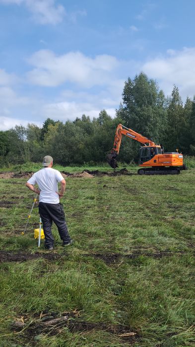 Ziemia piach żwir pospółka kamienie koparka wynajem koparko ładowarka