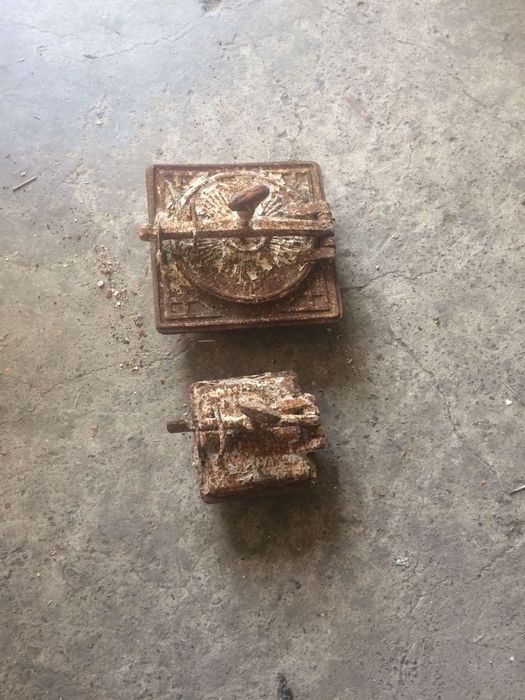 Топка. Дверцы, чугун, в комплекте. Царских времён.