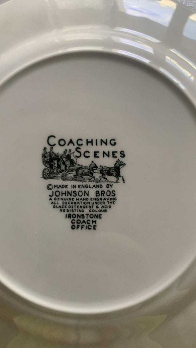 Serviço Johnson Brothers Coaching Scenes Made in England