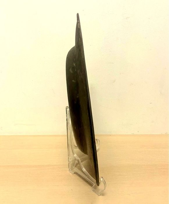 Antiguidade Prato 42 cm Quadro Latão antigo Redondo Vintage Retrato