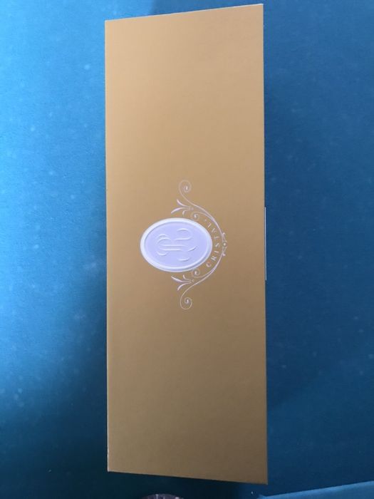 Garrafa champagne cristal vazia