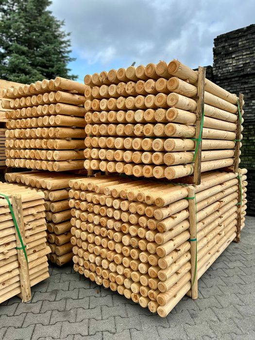 Palisady, wałki toczone, półwałki - TARTAK