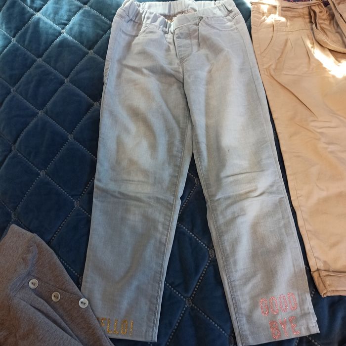 Spodnie dziewczęce 134