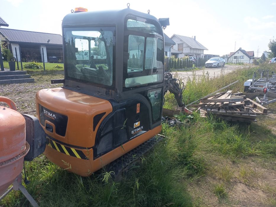Sprzedam mini koparkę stima s t 1800