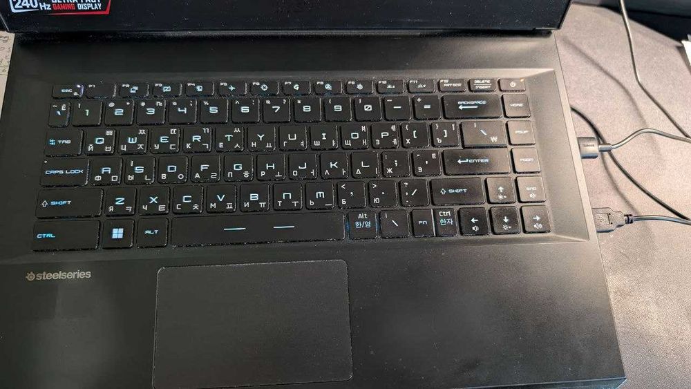Клавиатура с подстветкой б\у MSI GE66 GP66 Raider 10SF 10SGS GS66 и др