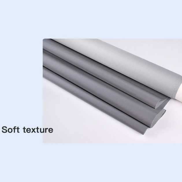 Проекційний екран  100" 4K 16:9, сірий екран для проектора на липучках