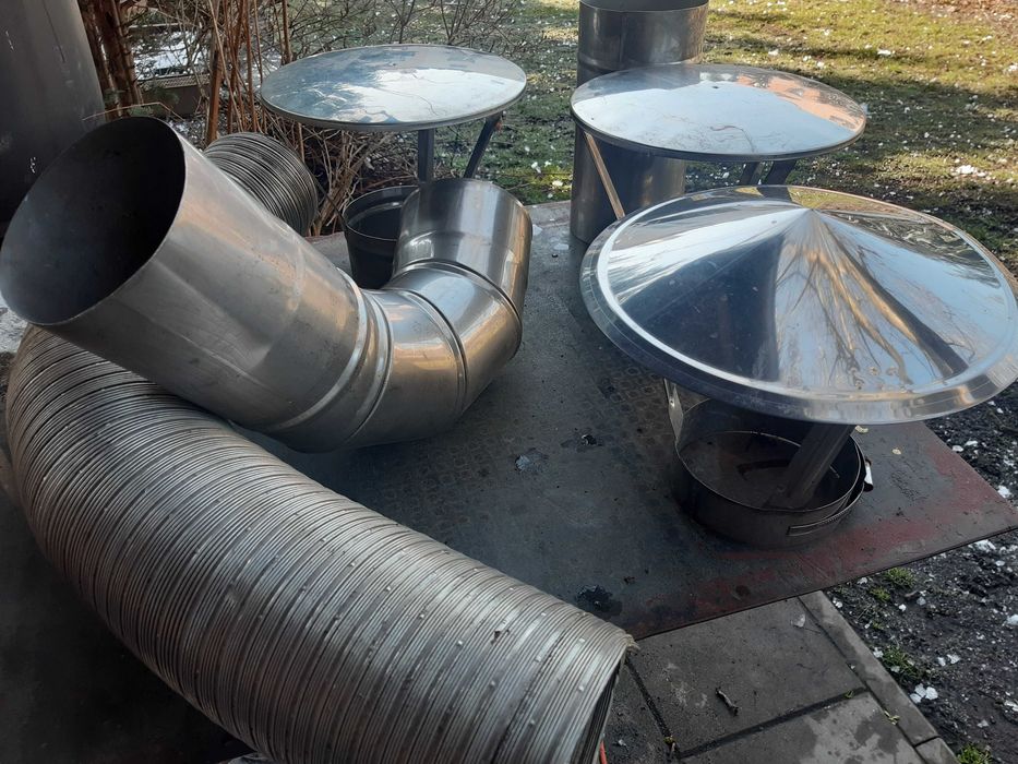 Elementy kominowe stal nierdzewna fi 130mm