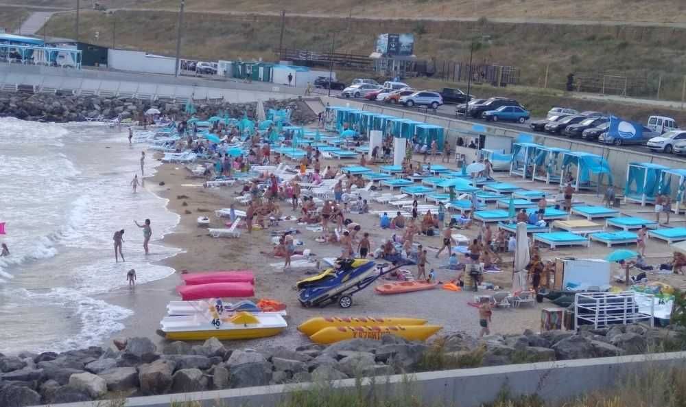 Евродвушка с двумя кондиционерами и видом на МОРЕ. ЯХТА в пешей доступности !