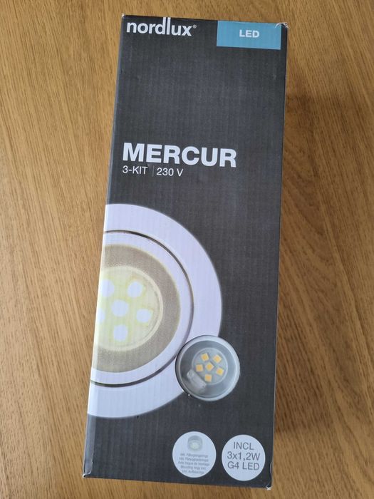 Nordlux Mercur Led 3-kit zestaw LED plus oprawy z zasilaczem 230V