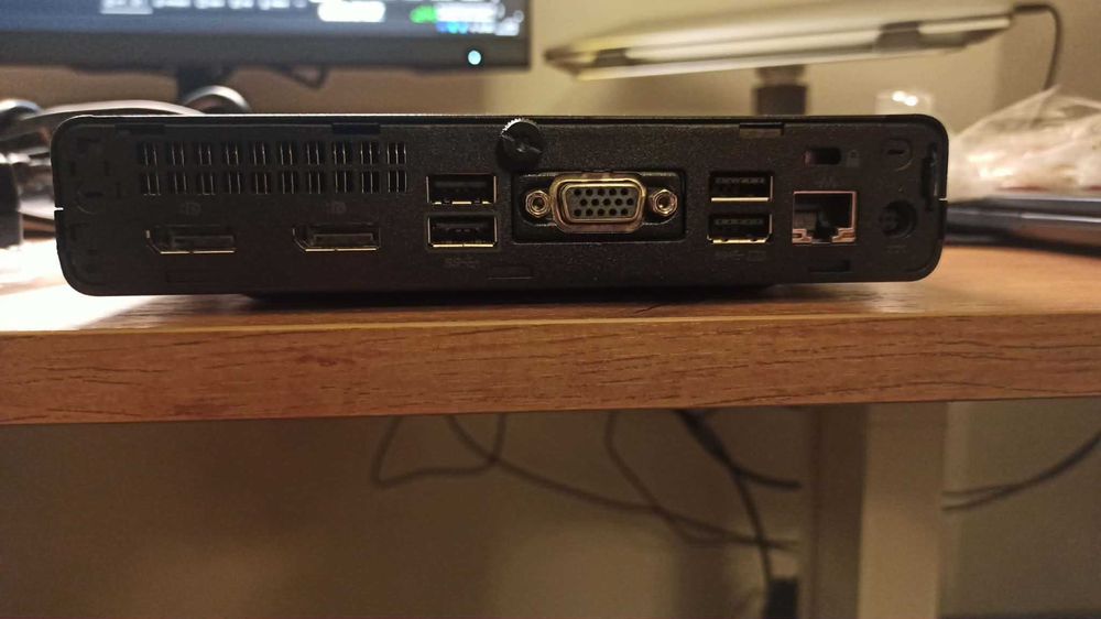 Mini PC komputer HP EliteDesk 800 G4 stacja na serwer i5 8500T 16GBRAM