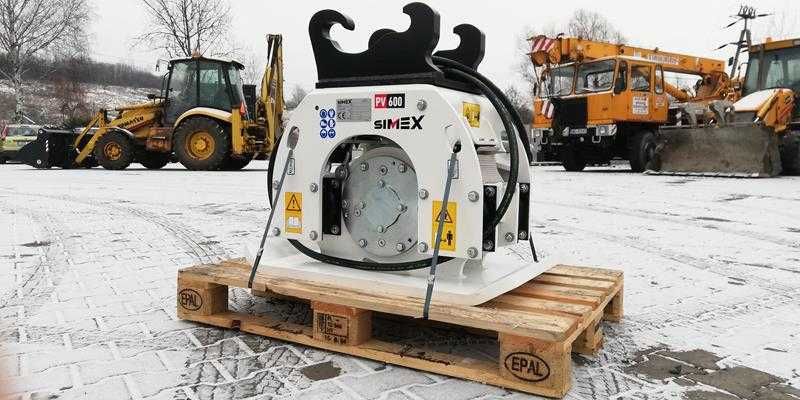 Zagęszczarka Simex PV600 dla koparek 6-12 ton
