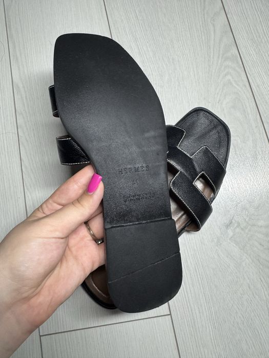 Тапки/шлепки hermes нюанс!!!ТОРГ!!!На ногу 25,5 см